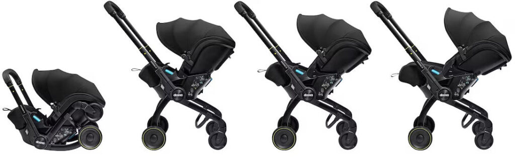 Doona X mit Rädern